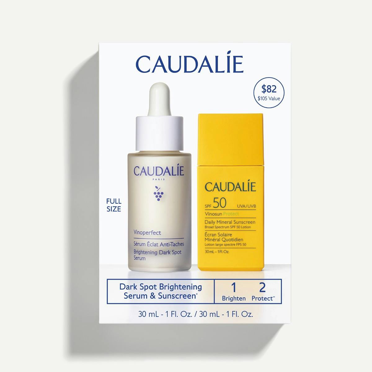 Dark Spot Brightening Serum & Sunscreen SPF 50 Set